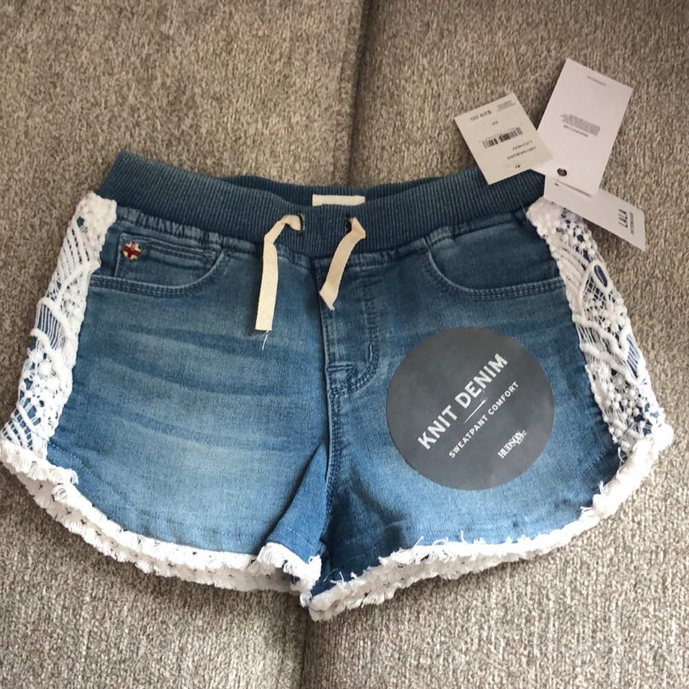Hudson kids denim shorts new with tag.